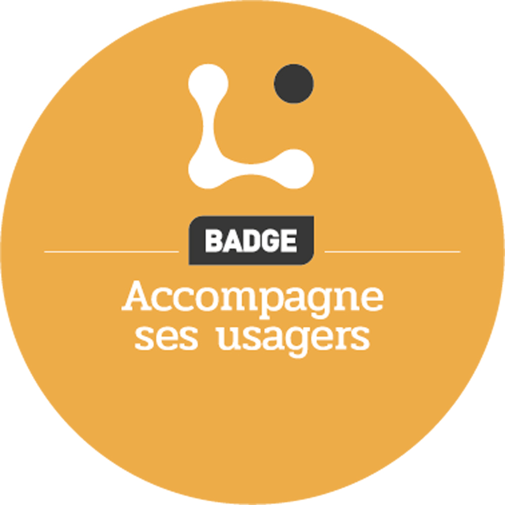 Badge LearningLab Network - Accompagne ses usagers