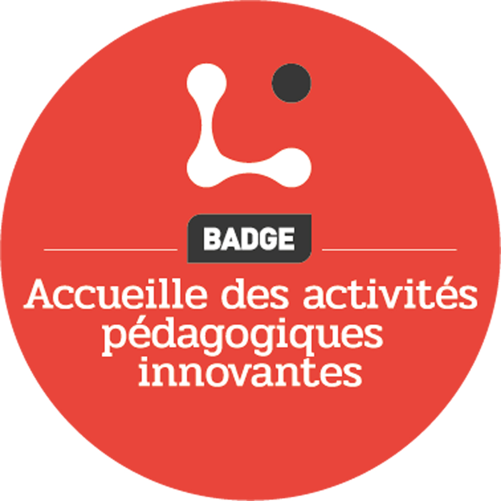Badge LearningLab Network - Accueille des activités pédagogiques diversifiées