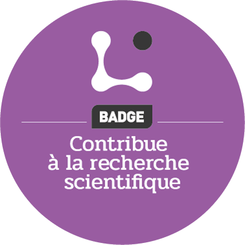 Badge LearningLab Network - Contribue à la recherche scientifique