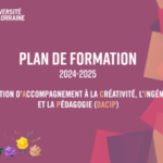 Plan de formation 2024/2025 de la DACIP - Université de Lorraine