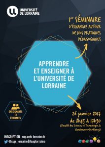 Séminaire 2017 de pédagogie universitaire