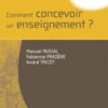 Comment concevoir un enseignement ?