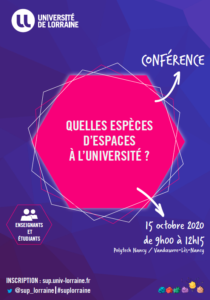 Conférence "Quelles espèces d'espaces à l'université ?"