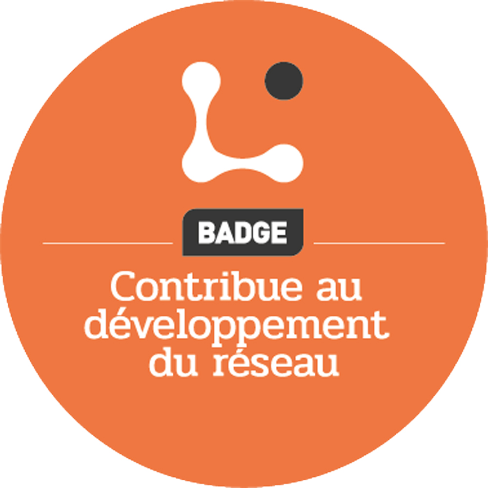 Badge LearningLab Network - Contribue au développement du réseau