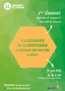 Séminaire de Pédagogie Universitaire à l'IUT Nancy-Charlemagne