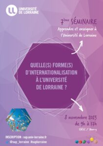 Séminaire - Internationalisation des formations